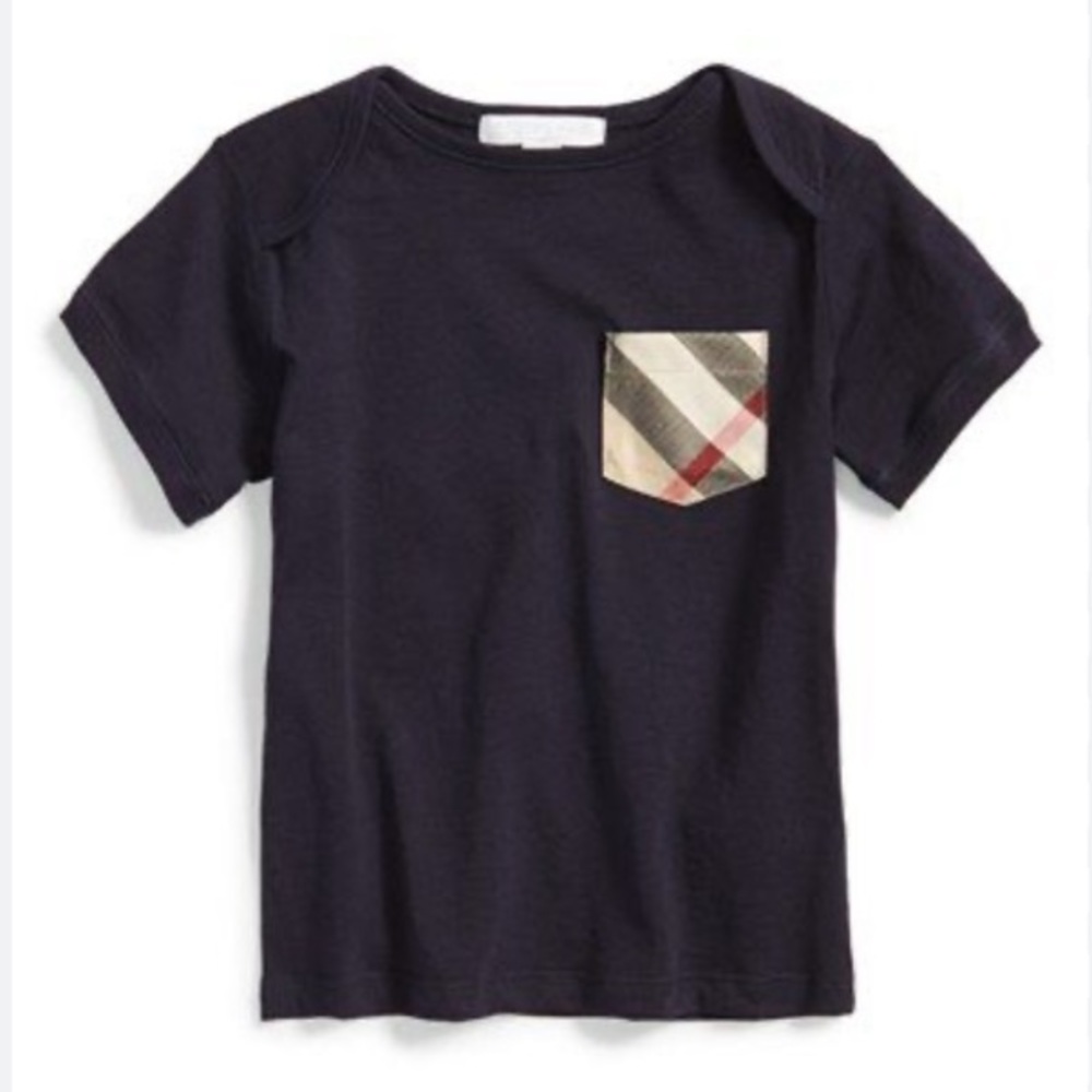 Burberry Nova Check Baby Pocket Tee Shirt